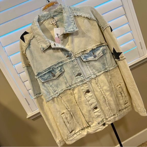 NWT Oversized POL ⭐️⭐️Denim Jacket 🇺🇸 - Picture 2 of 9
